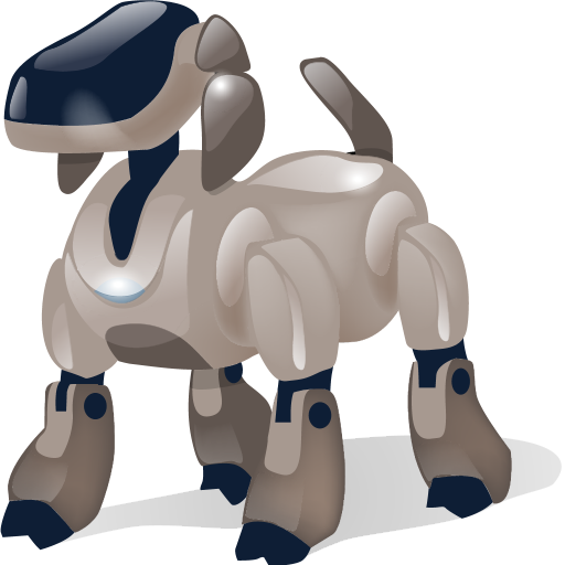Dog Robot Shadow Icon 512x512 png